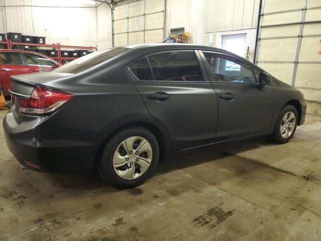 2HGFB2F55DH573322 - 2013 HONDA CIVIC LX GRAY photo 3