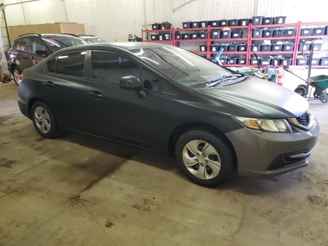 2HGFB2F55DH573322 - 2013 HONDA CIVIC LX GRAY photo 4