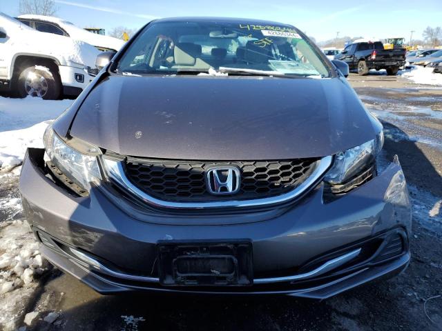 2HGFB2F56DH603217 - 2013 HONDA CIVIC LX GRAY photo 5