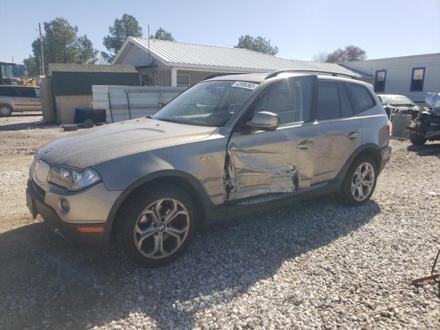 WBXPC9C42AWJ31568 - 2010 BMW X3 XDRIVE30I SILVER photo 1