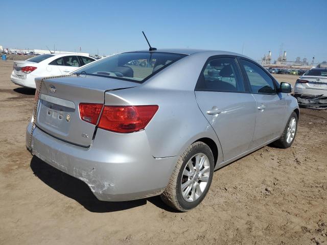 KNAFU4A27B5449670 - 2011 KIA FORTE EX SILVER photo 3