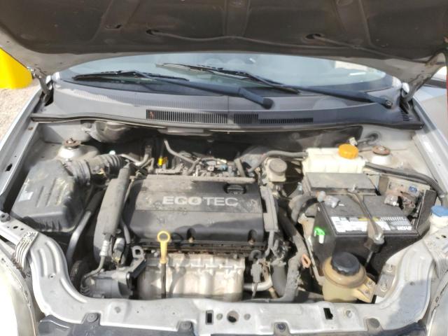 KL1TD5DE7BB150979 - 2011 CHEVROLET AVEO LS 银色 照片 11