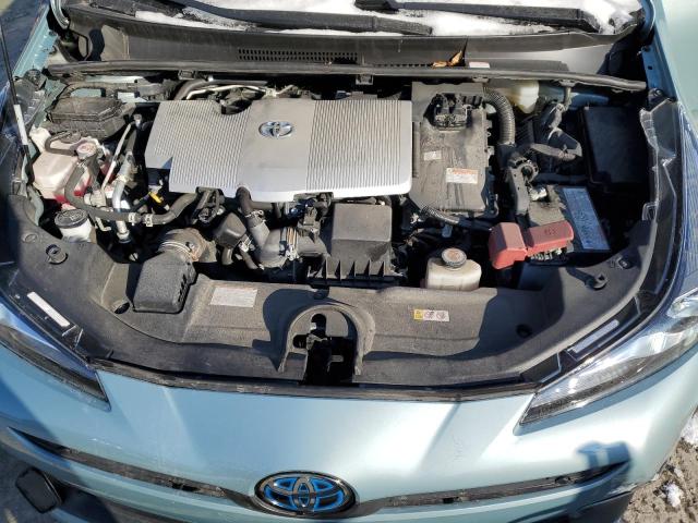 JTDL9MFU7M3023624 - 2021 TOYOTA PRIUS LE TURQUOISE photo 11