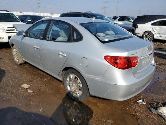 KMHDU4AD4AU907810 - 2010 HYUNDAI ELANTRA BLUE SILVER photo 2