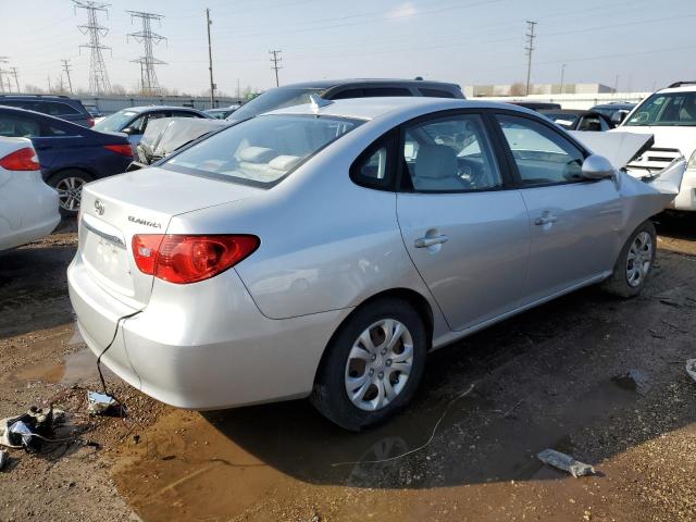 KMHDU4AD4AU907810 - 2010 HYUNDAI ELANTRA BLUE SILVER photo 3