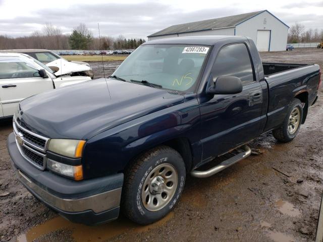 1GCEC14X27Z183255 - 2007 CHEVROLET SILVERADO C1500 CLASSIC BLUE photo 1