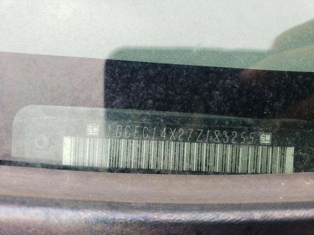 1GCEC14X27Z183255 - 2007 CHEVROLET SILVERADO C1500 CLASSIC BLUE photo 12