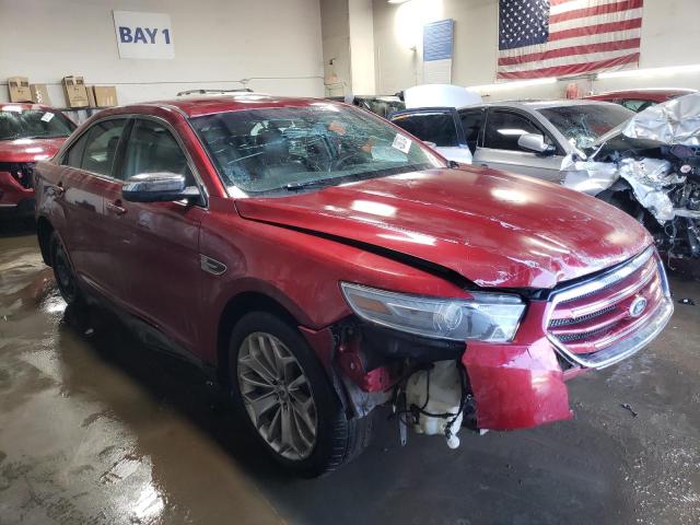 1FAHP2F82DG196727 - 2013 FORD TAURUS LIMITED RED photo 4