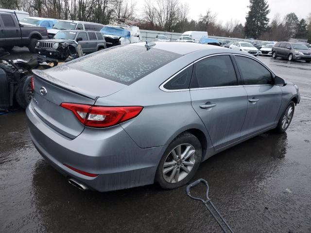 5NPE24AF8FH147270 - 2015 HYUNDAI SONATA SE BLUE photo 3