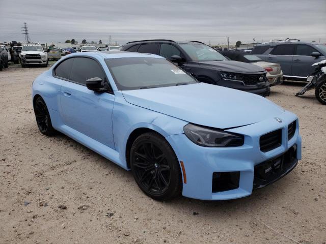 3MF13DM04R8E11687 - 2024 BMW M2 BLUE photo 4