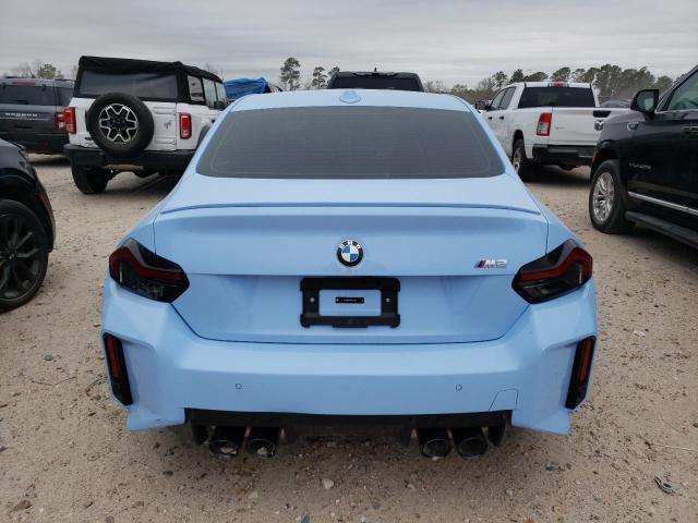 3MF13DM04R8E11687 - 2024 BMW M2 BLUE photo 6