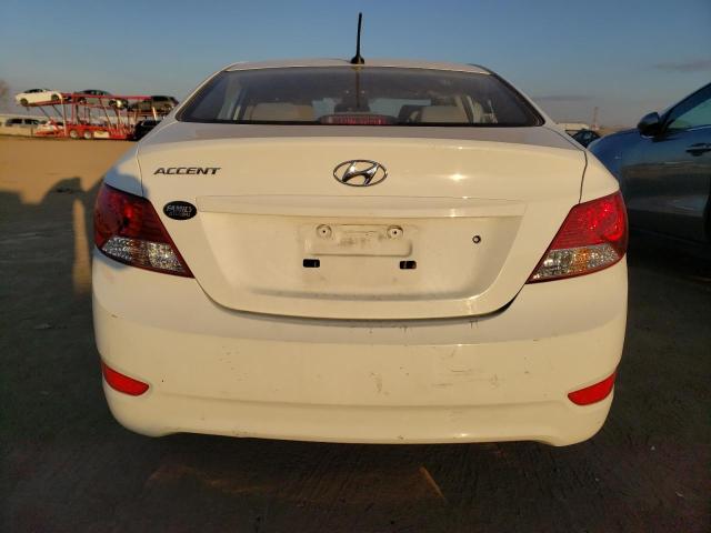 KMHCT4AE0EU769423 - 2014 HYUNDAI ACCENT GLS WHITE photo 6