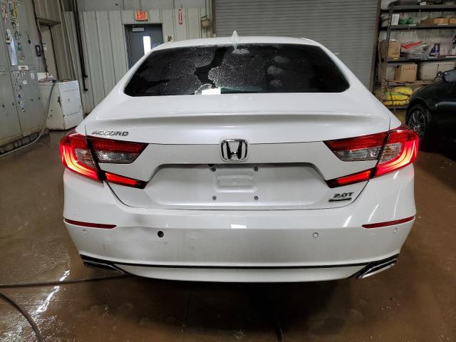 1HGCV2F95NA010381 - 2022 HONDA ACCORD TOURING WHITE photo 6