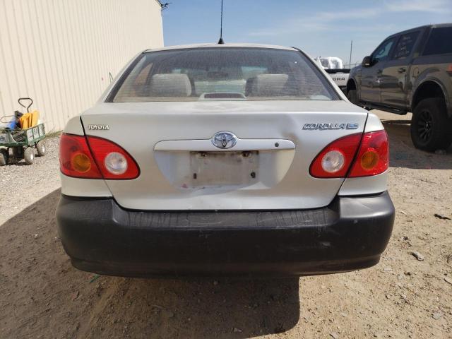 1NXBR32E04Z274057 - 2004 TOYOTA COROLLA CE SILVER photo 6