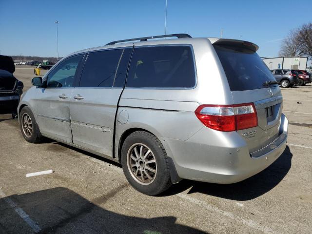 5FNRL388X7B096435 - 2007 HONDA ODYSSEY TOURING SILVER photo 2