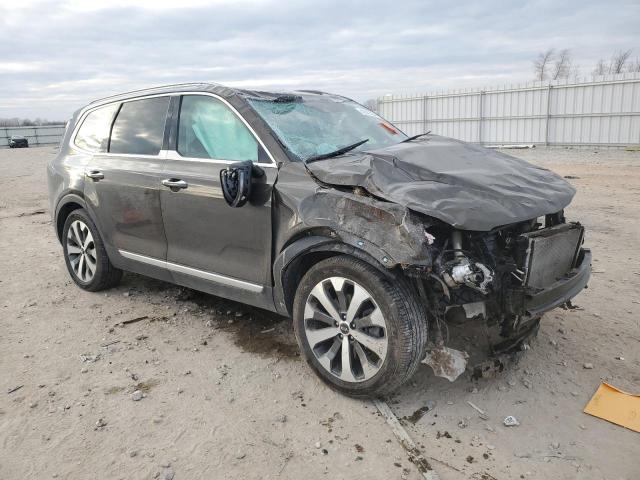 5XYP6DHC3MG150591 - 2021 KIA TELLURIDE S GREEN photo 4