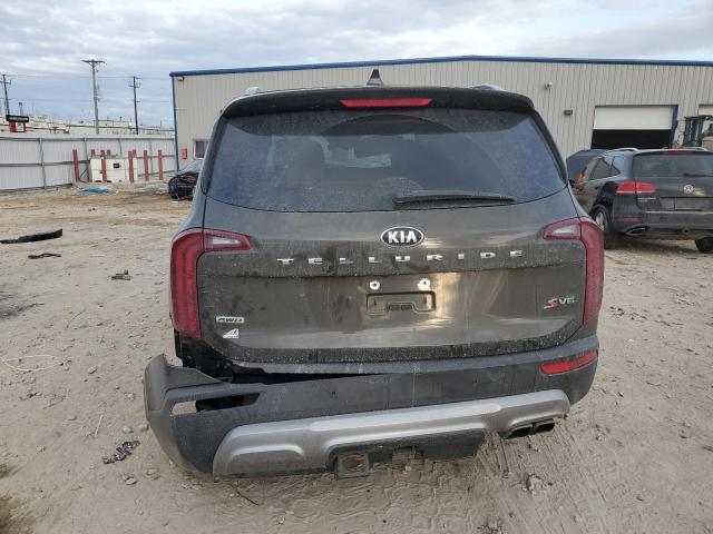 5XYP6DHC3MG150591 - 2021 KIA TELLURIDE S GREEN photo 6