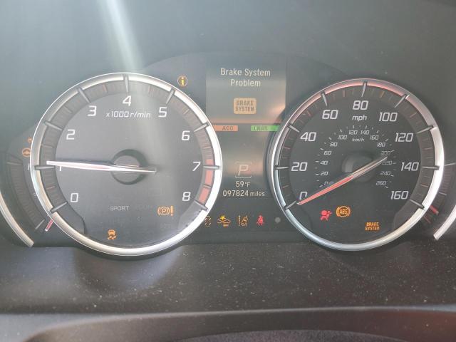 19UUB2F61KA002387 - 2019 ACURA TLX TECHNOLOGY GRAY photo 9