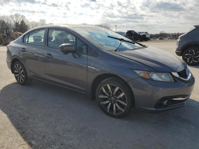 19XFB2F92EE082950 - 2014 HONDA CIVIC EXL GRAY photo 4