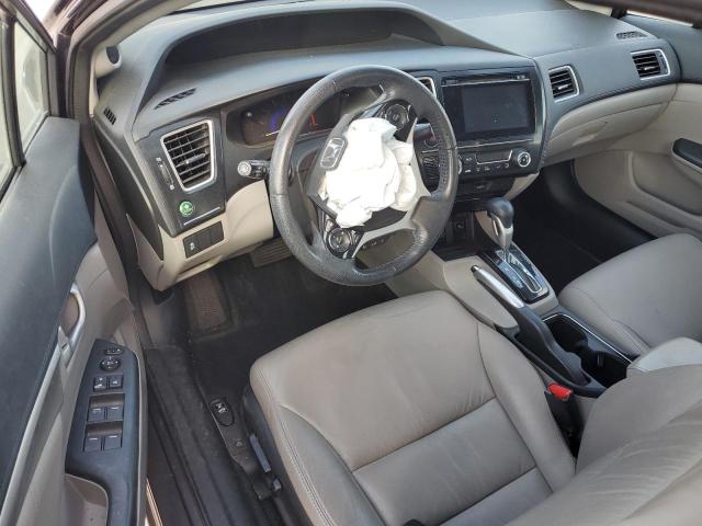 19XFB2F92EE082950 - 2014 HONDA CIVIC EXL ნაცრისფერი ფოტო 8