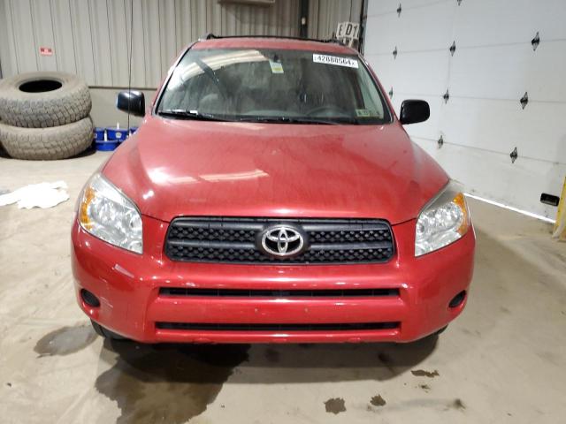 JTMZD33V986061733 - 2008 TOYOTA RAV4 RED photo 5