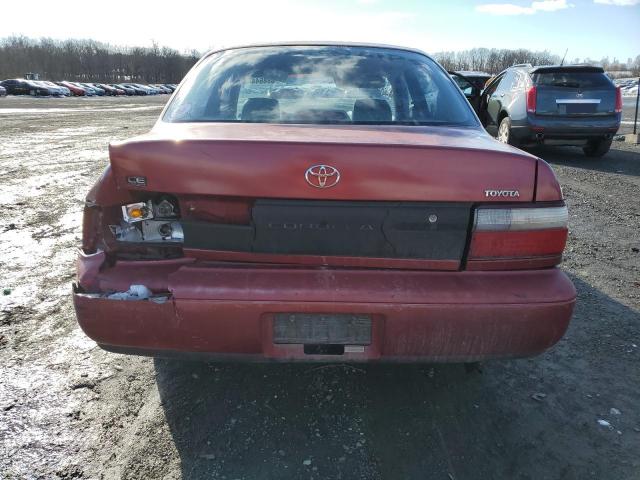 2T1BA02E1VC183484 - 1997 TOYOTA COROLLA BASE RED photo 6