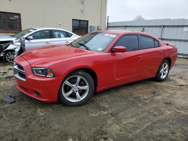 2C3CDXHG4CH126314 - 2012 DODGE CHARGER SXT RED photo 1