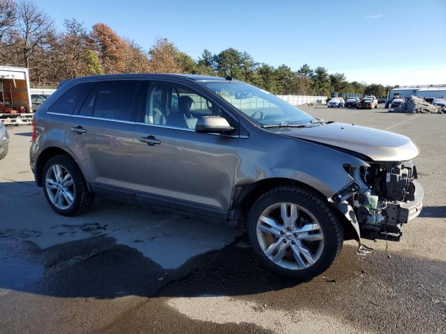 2FMDK4KC9DBB34449 - 2013 FORD EDGE LIMITED GRAY photo 4