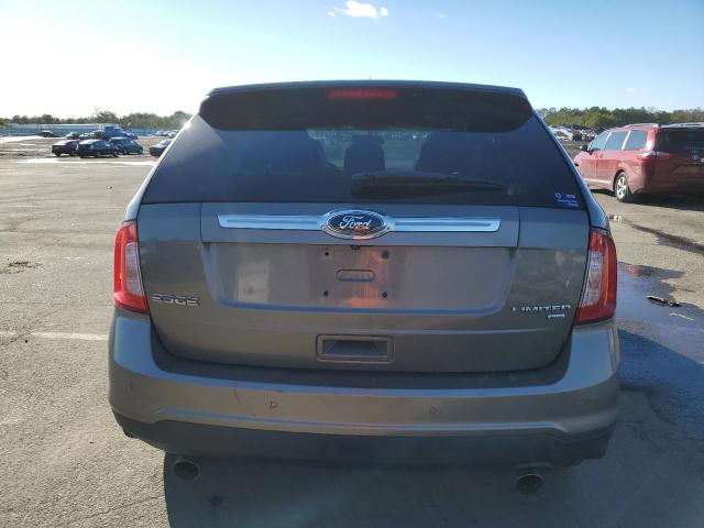 2FMDK4KC9DBB34449 - 2013 FORD EDGE LIMITED GRAY photo 6