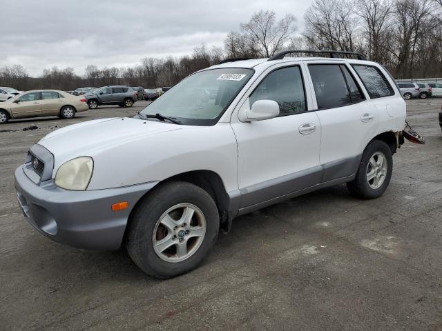 KM8SC73E04U663224 - 2004 HYUNDAI SANTA FE GLS WHITE photo 1