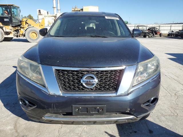 5N1AR2MN9EC646960 - 2014 NISSAN PATHFINDER S BLUE photo 5