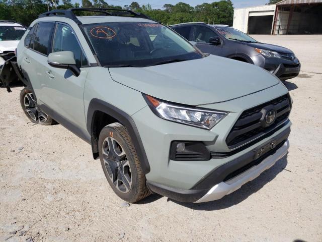 2T3J1RFV9KC025892 - 2019 TOYOTA RAV4 ADVENTURE GRAY photo 1