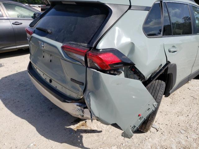 2T3J1RFV9KC025892 - 2019 TOYOTA RAV4 ADVENTURE GRAY photo 9