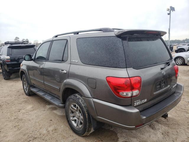 5TDBT48A37S286244 - 2007 TOYOTA SEQUOIA LIMITED GRAY photo 2