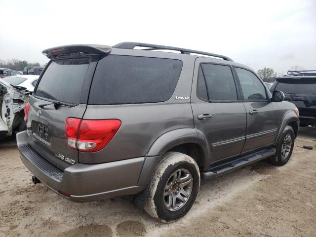 5TDBT48A37S286244 - 2007 TOYOTA SEQUOIA LIMITED GRAY photo 3