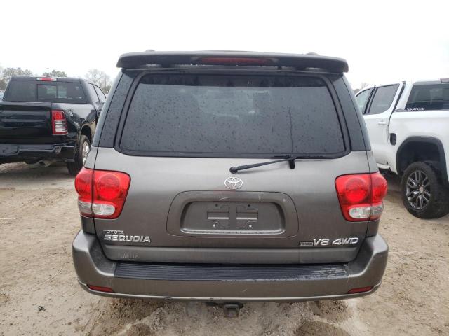 5TDBT48A37S286244 - 2007 TOYOTA SEQUOIA LIMITED GRAY photo 6