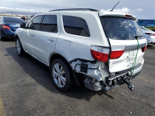 1D4SD4GT6BC674372 - 2011 DODGE DURANGO CREW WHITE photo 2