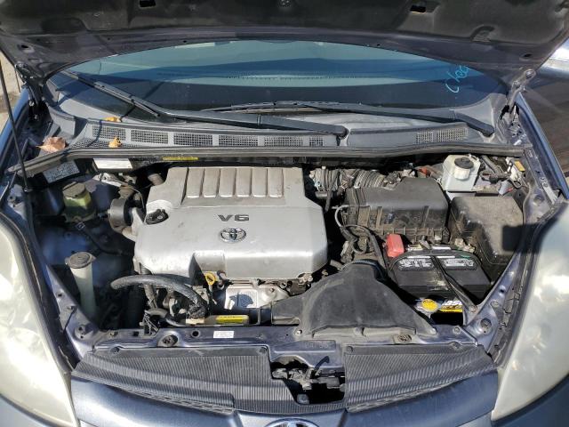 5TDZK23C37S088844 - 2007 TOYOTA SIENNA CE GRAY photo 12