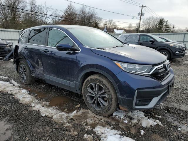 2HKRW2H57LH609577 - 2020 HONDA CR-V EX BLUE photo 4