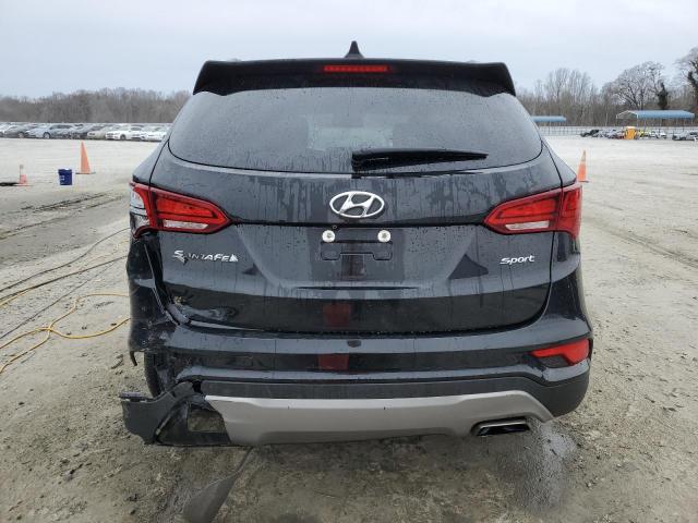 5NMZU3LB1HH001227 - 2017 HYUNDAI SANTA FE S BLACK photo 6