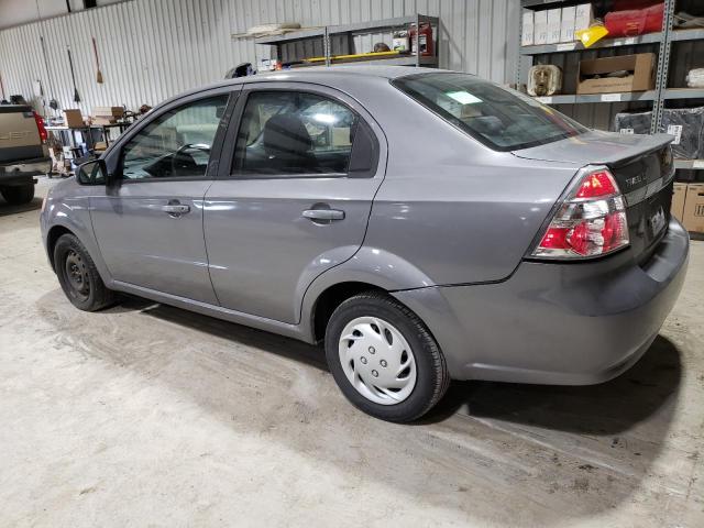 KL1TD5DE3AB125463 - 2010 CHEVROLET AVEO LS ნაცრისფერი ფოტო 2