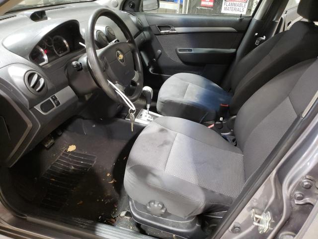 KL1TD5DE3AB125463 - 2010 CHEVROLET AVEO LS ნაცრისფერი ფოტო 7