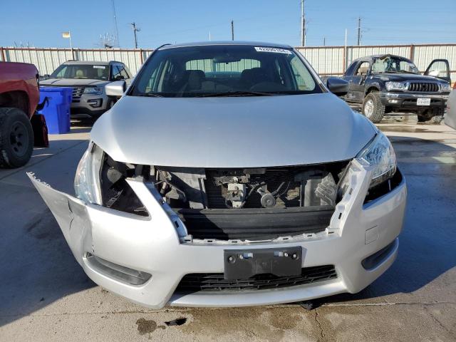 3N1AB7AP2FL690836 - 2015 NISSAN SENTRA S SILVER photo 5