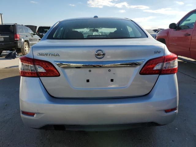 3N1AB7AP2FL690836 - 2015 NISSAN SENTRA S SILVER photo 6