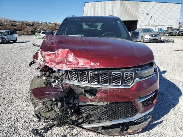 1C4RJHET3N8557483 - 2022 JEEP GRAND CHER SUMMIT Qırmızı foto 5
