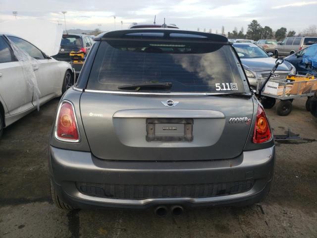 WMWMF7C56ATZ69606 - 2010 MINI COOPER S GRAY photo 6