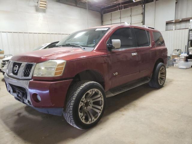 5N1AA08AX5N717168 - 2005 NISSAN ARMADA SE RED photo 1