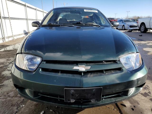 1G1JC52F637239924 - 2003 CHEVROLET CAVALIER GREEN photo 5