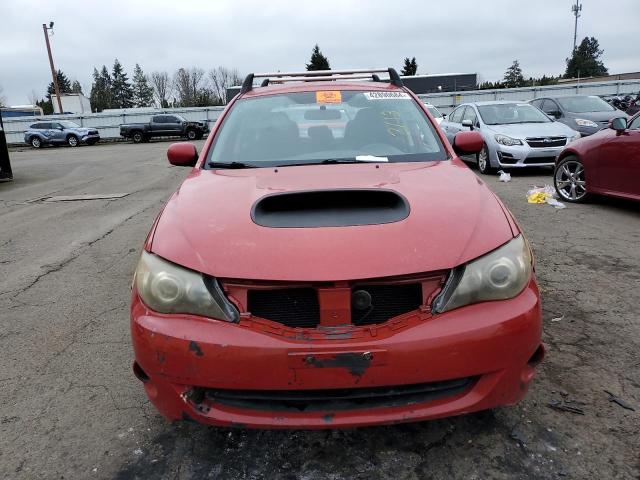 JF1GE75668G517737 - 2008 SUBARU IMPREZA WRX PREMIUM RED photo 5