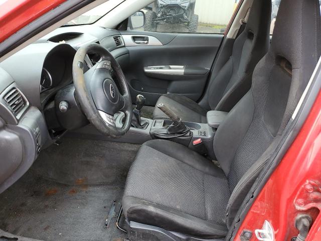 JF1GE75668G517737 - 2008 SUBARU IMPREZA WRX PREMIUM RED photo 7